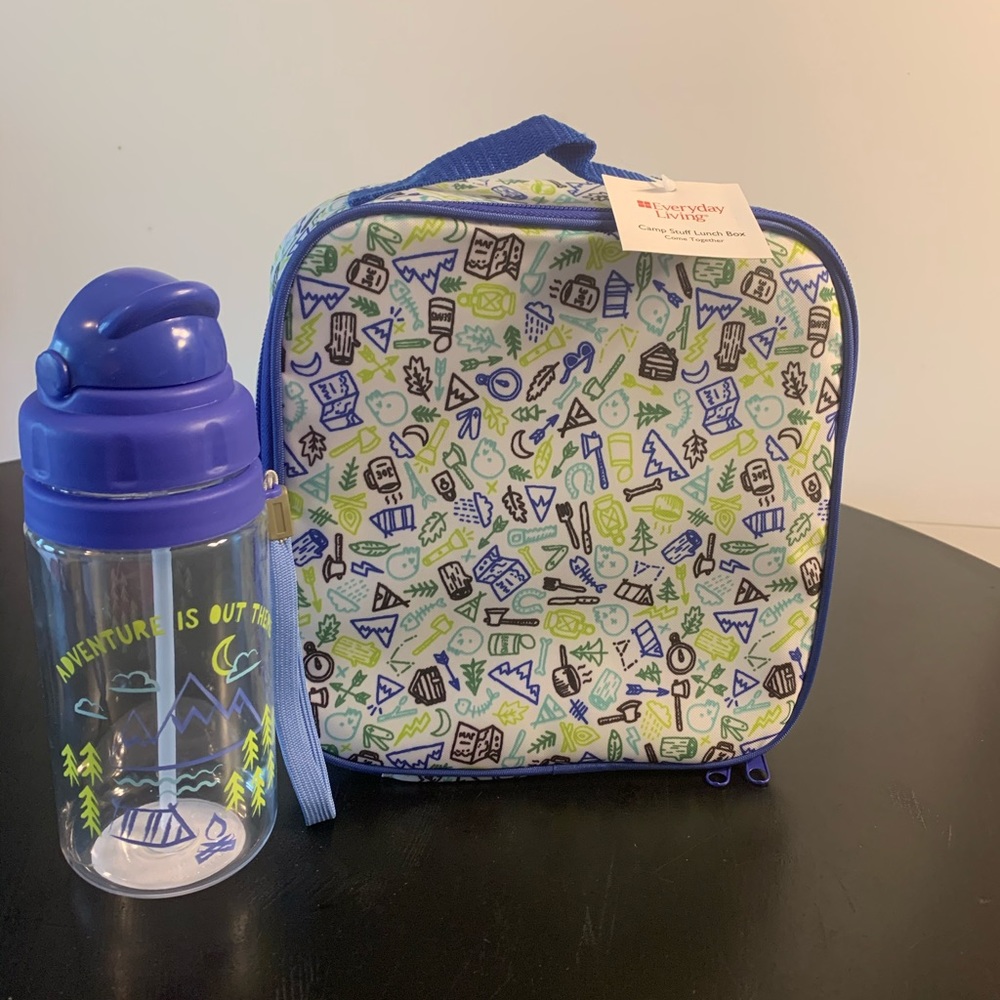Lunch Box Insulated & Water Bottle "New”